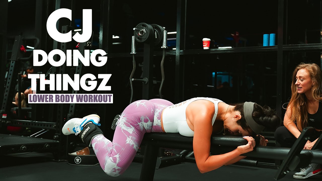 CJ Sparxx Does a Lower Body Workout! I CJ DOING THINGZ