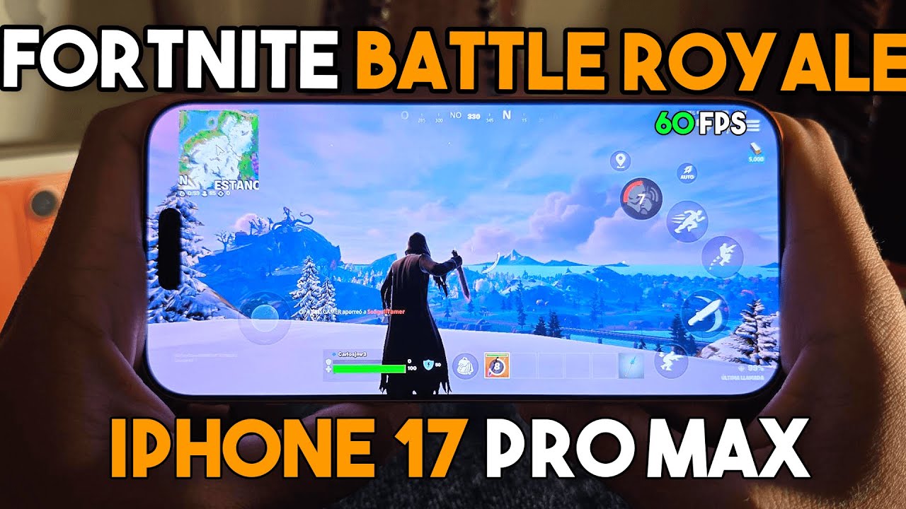 🟠IPHONE 17 PRO MAX vs FORTNITE BR a 60 fps!!!🐐🔥GALAXY S26 ULTRA IN SHAME?🧐