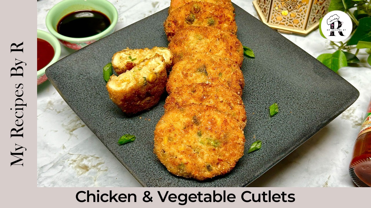 Chicken & Vegetable Cutlets Recipe | Ramadan 2026 Sehri Special | My Recipes By R