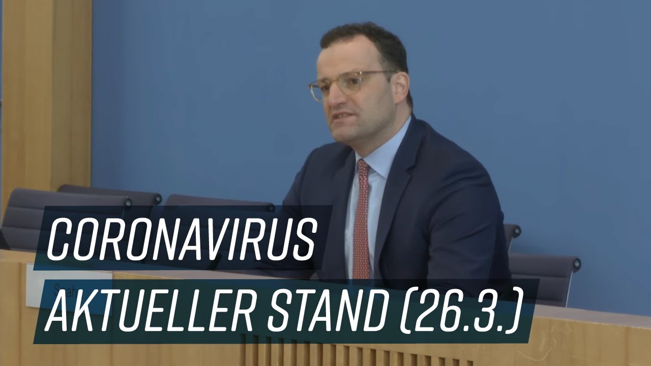 Bundespressekonferenz mit Bundesgesundheitsminister Jens Spahn zur Coronavirus-Pandemie