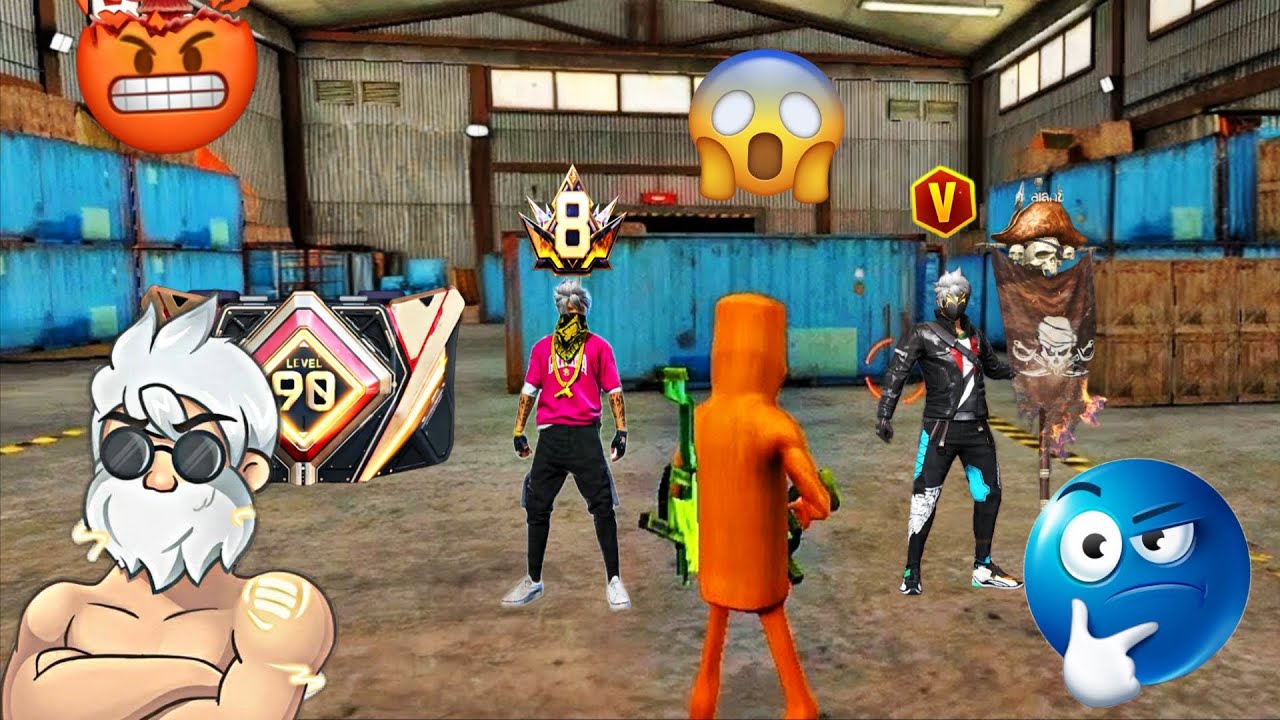 TUNG TUNG SAHUR  🤯 LONG WOLF PRANK || WITH RANDOM PLAYER😱🔥|| HEADSHOT PRANK🔥💪