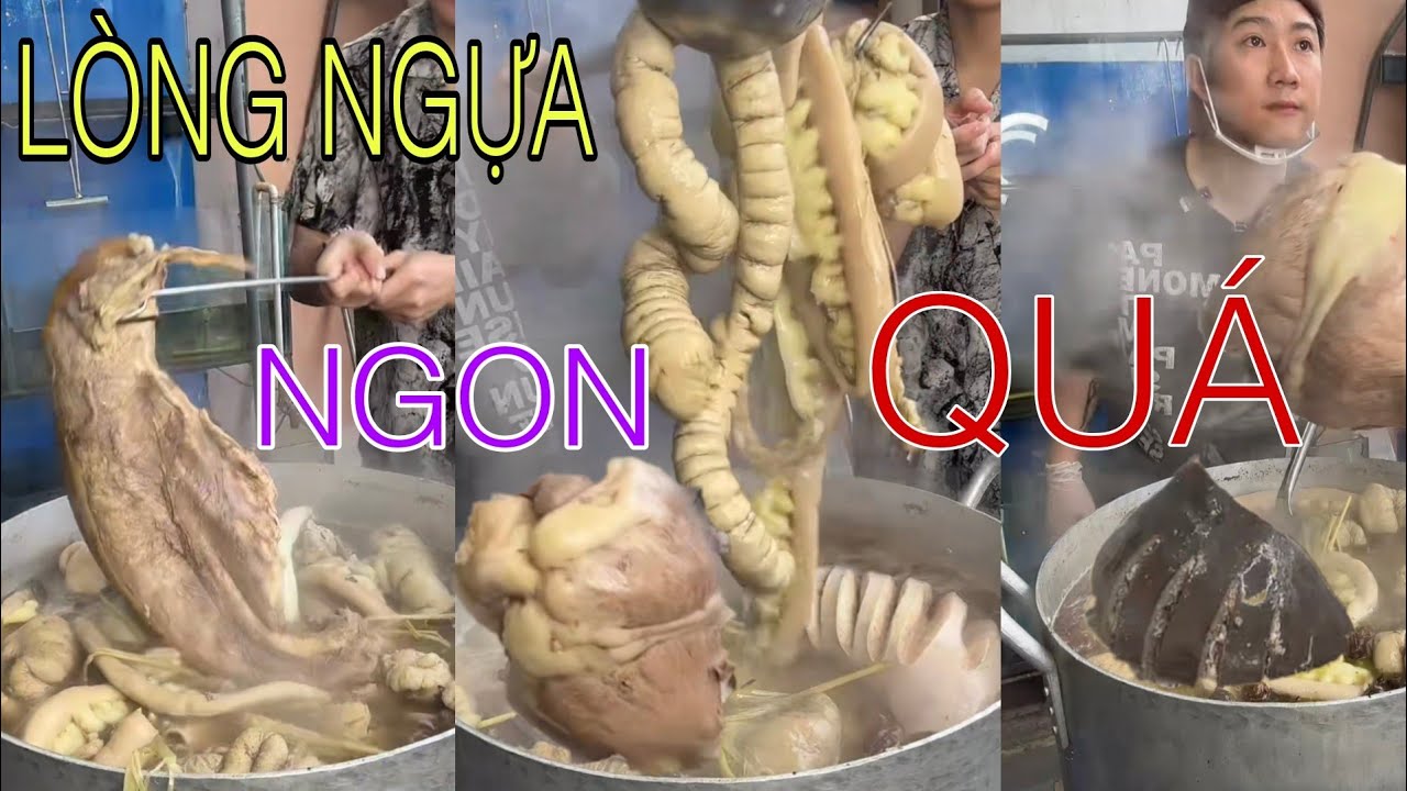 LÒNG NGỰA LUỘC  VỚI THẢO QUẢ,TÁO TÀU,HOA HỒI,DỨA.RẤT THƠM NGON.