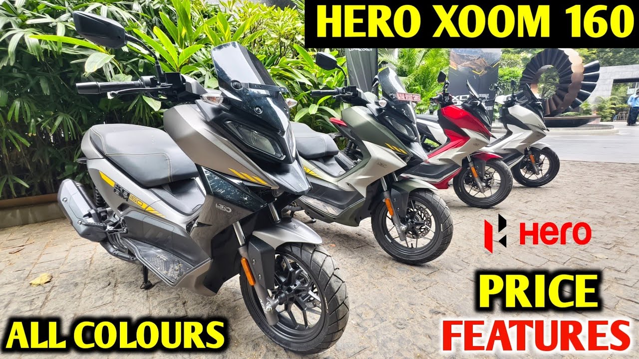 2025 Hero Xoom 160 All Colours , Price , Variants and Features 🔥 | JD Vlogs Delhi