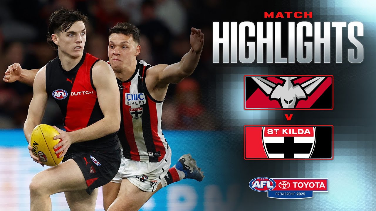 Essendon v St Kilda Highlights | Round 23, 2025 | AFL