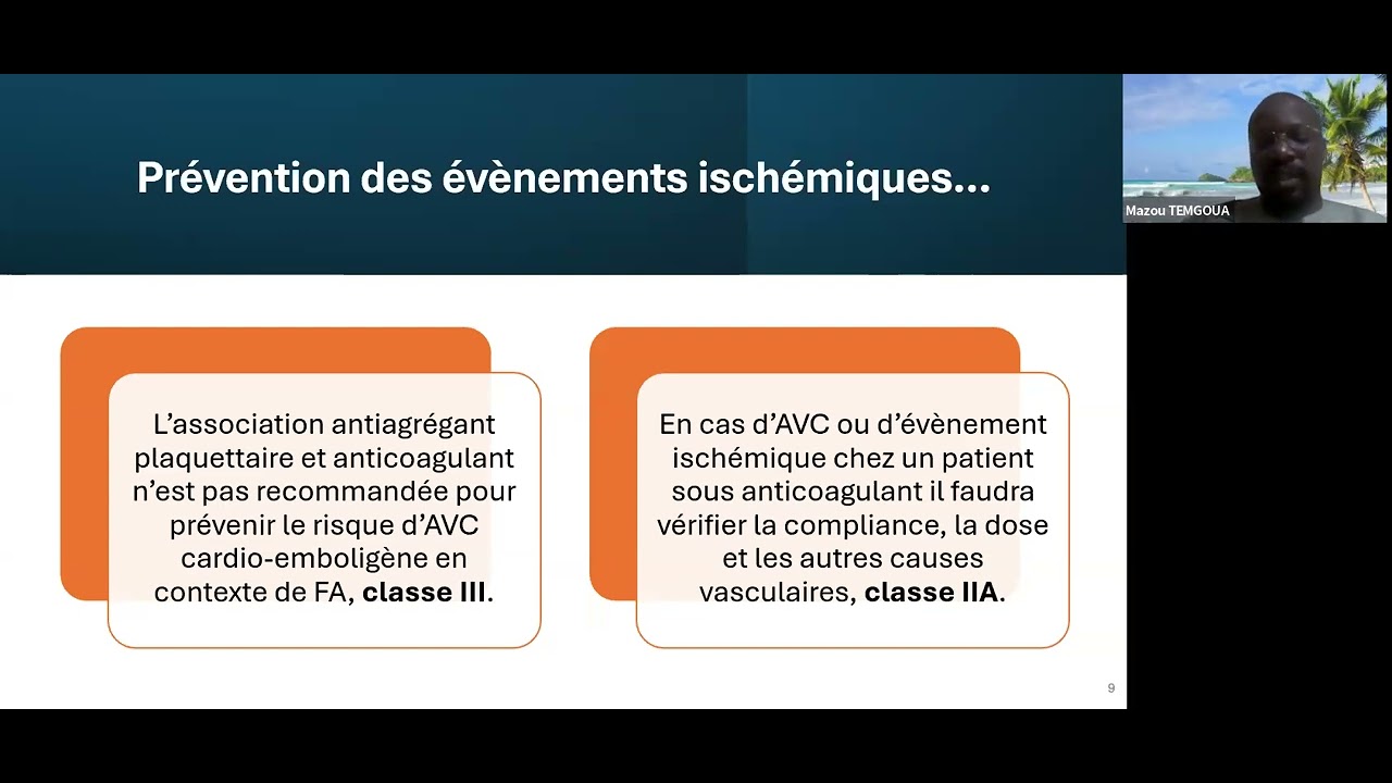 Recommandations ESC 2024 sur la FA, mes coups de cœur...Mazou TEMGOUA.