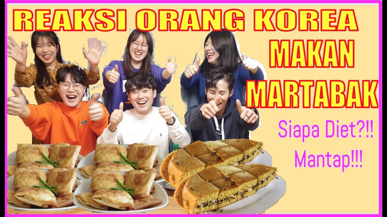 [Rajanya Jajanan!!]REAKSI ORANG KOREA MAKAN MARTABAK PERTAMA KALI!!마르타박 시식기!!