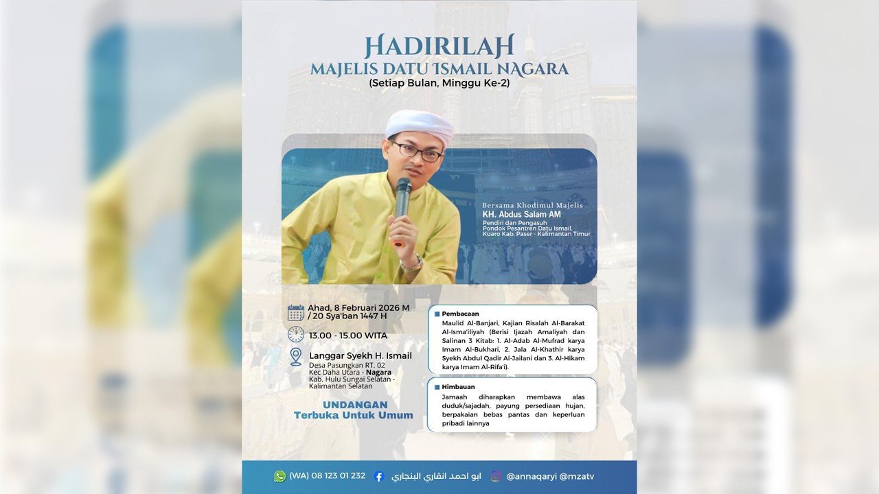 [LIVESTREAM] Majelis Datu Ismail Nagara | 08 FEB 2026 | KH Abdussalam AM