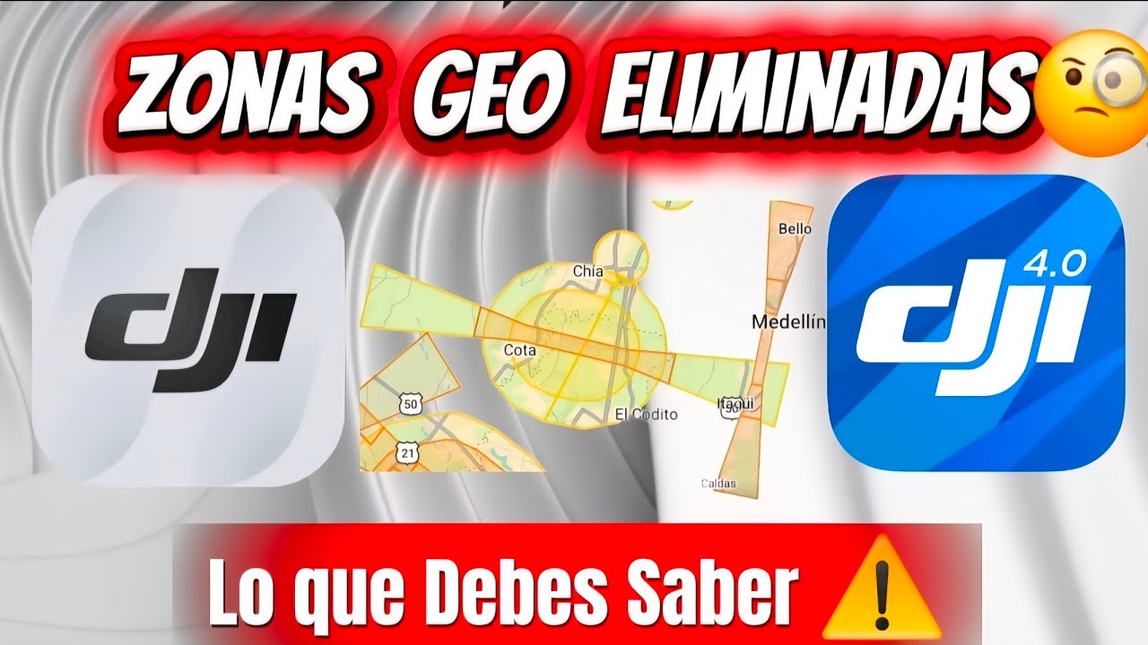 Confirmado DJI ELIMINO las ZONAS GEO o RESTRICCIONES de sus DRONES- lo que debes Saber en Español.
