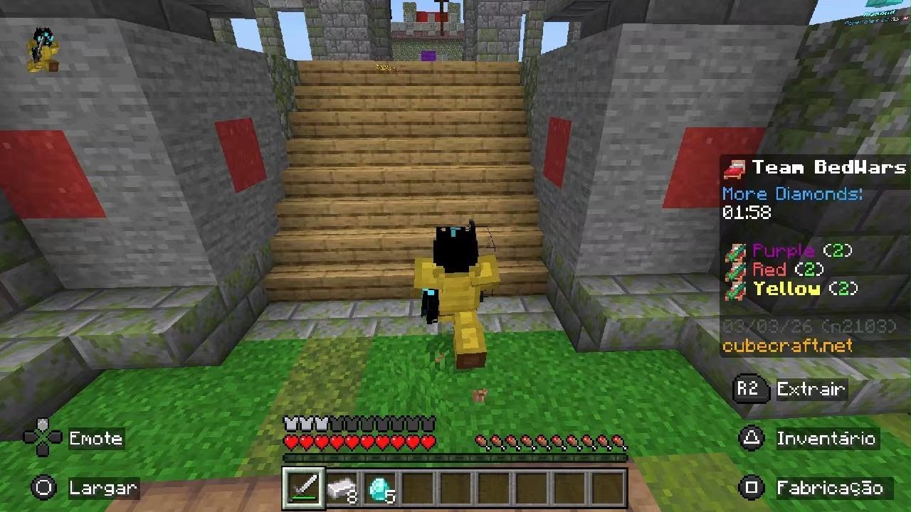 Minecraft bed wars humilhação ez
