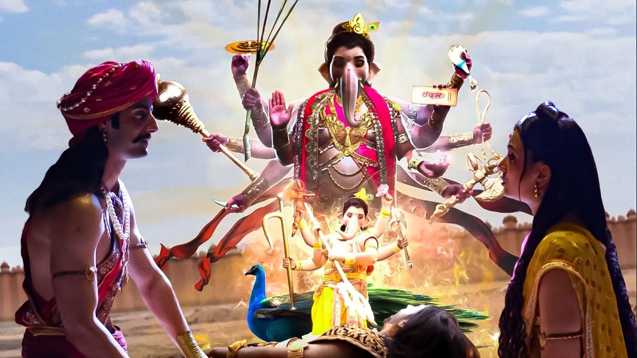 माता लक्ष्मी ने ने सुनाई गणेश जी के अष्टविनायक बनने की कथा | Mata Ki Shakti | #serial #drama