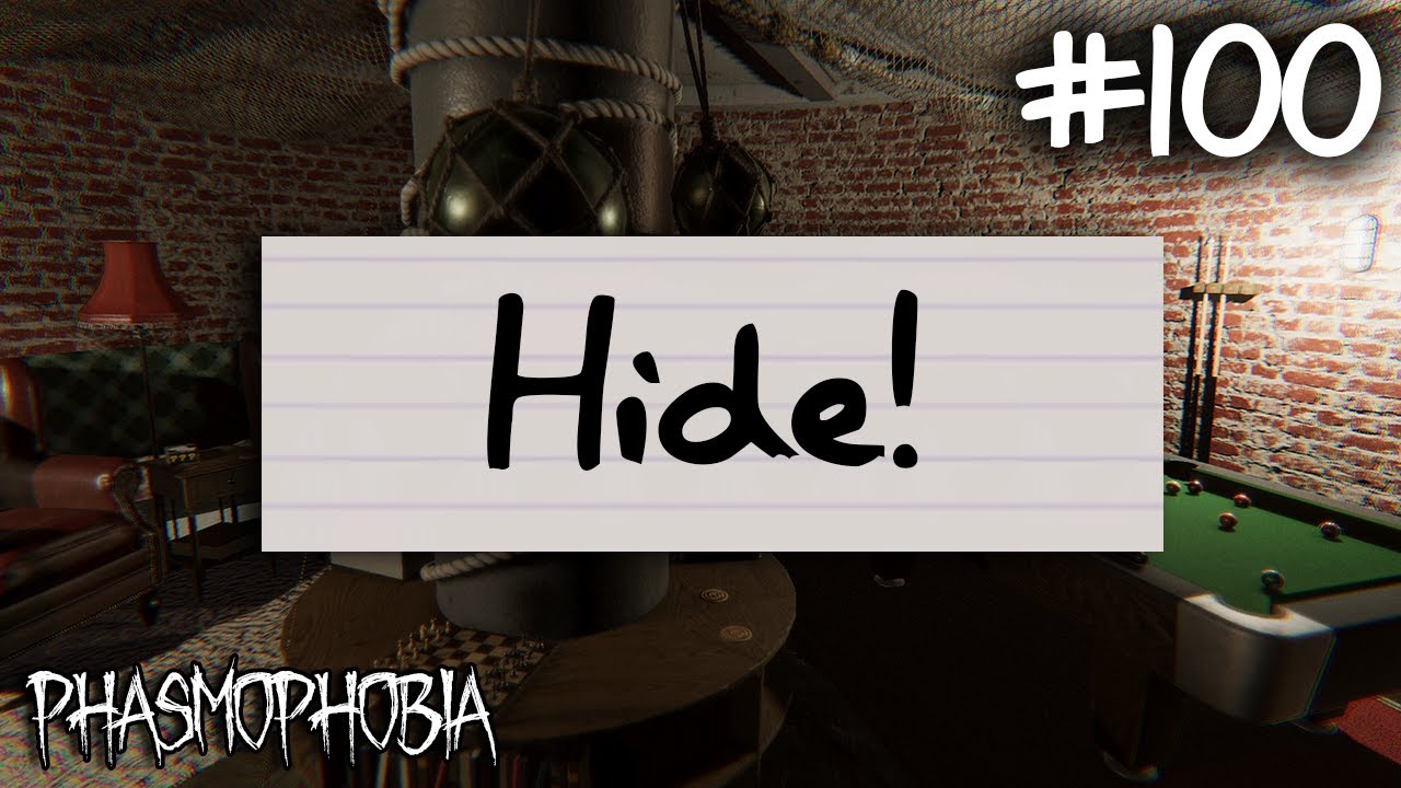 Hide and Seek: Hide | Phasmophobia Weekly Challenge #100