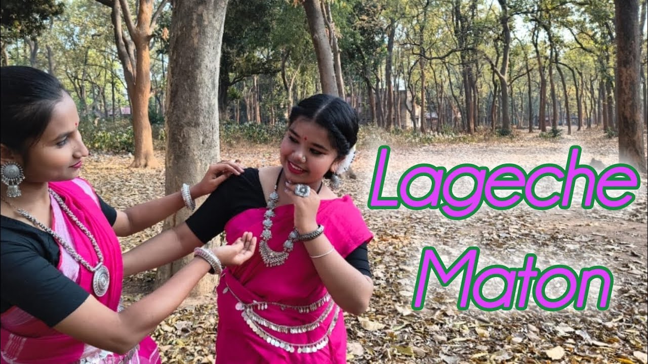 Lageche Maton _ Arpita Chakraborty _ Folk song bengali _ Dance Covered by Suchona & Khushi 
