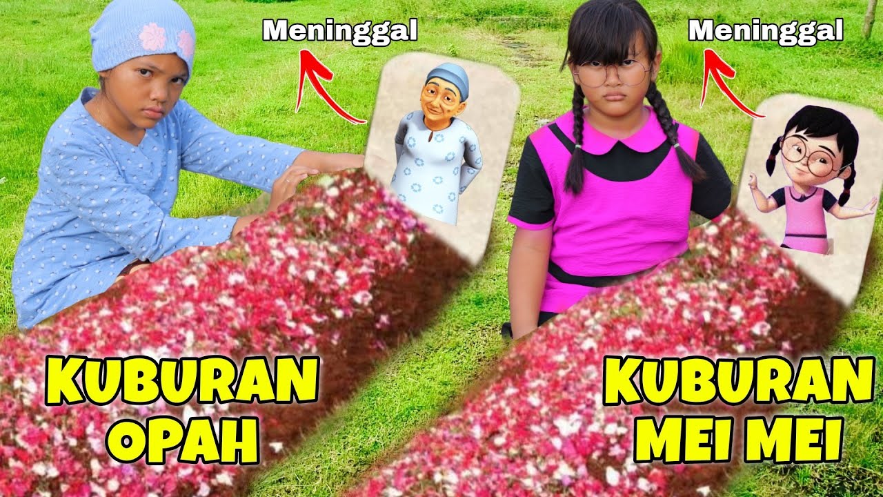 SEREM HANTU OPAH DAN HANTU MEI MEI REBUTAN UPIN IPIN | CHIKAKU FAMILY