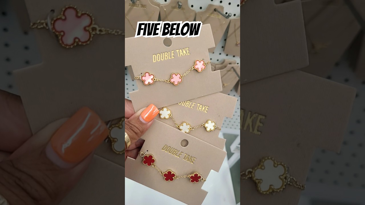 Five Below jewelry #fivebelow #shopping #jewelry #fashion  #shopwithme #foryou #fyp #new