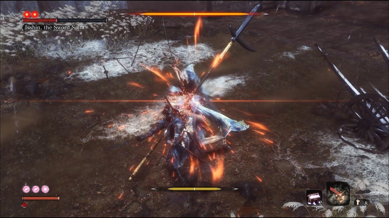 Sekiro: no upgrade/no charm/all bosses