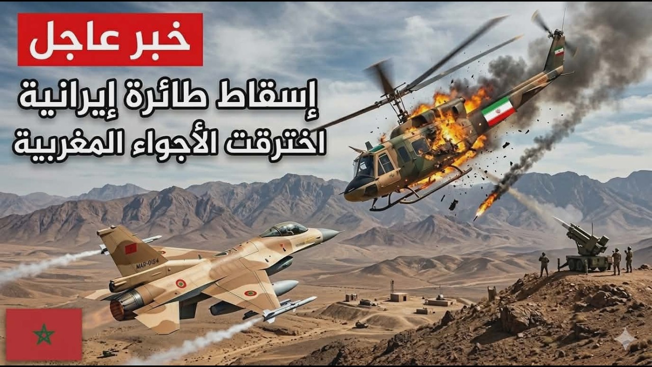 إسقاط طائرة إيرانية إخترقت الأجواء المغربية و تسريب اتصال تبون مع خامنئي قبل إغتياله بيوم واحد