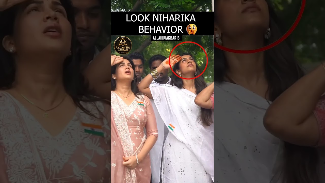 Niharika Konidela's Gesture During Flag Hoisting Ceremony Sparks Reaction