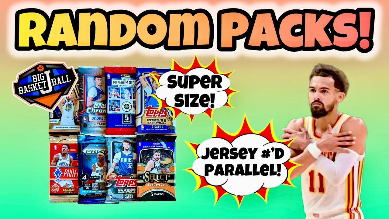 *SUPER-SIZE RANDOM PACKS!* Ripping 40+ Topps & Panini Basketball Packs! 🔥 Nice Jersey #’d Parallel!