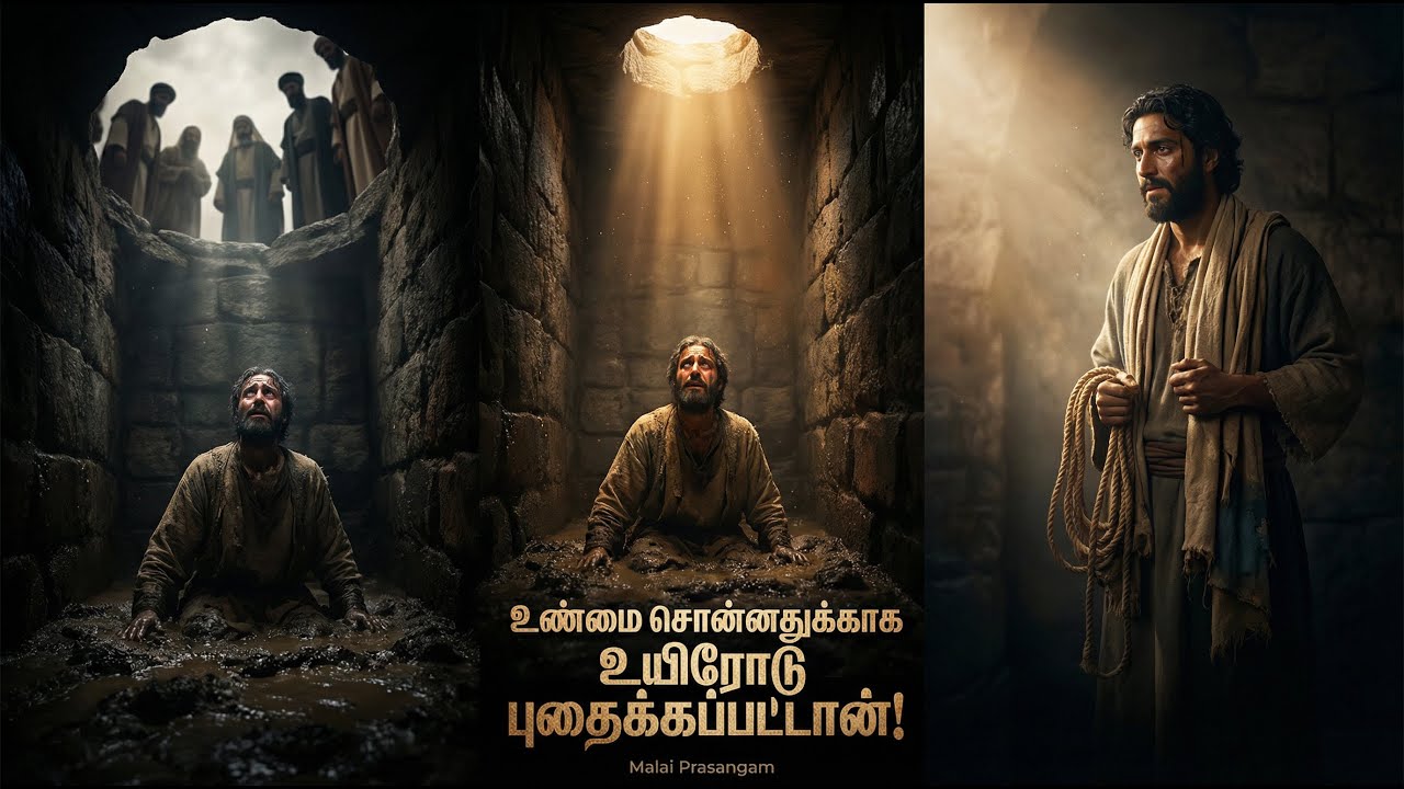 தேவனின் வார்த்தைக்காக வேதனை📖 | Jeremiah 38 | Malai Prasangam #tamilbible #tamilchristian #biblestory