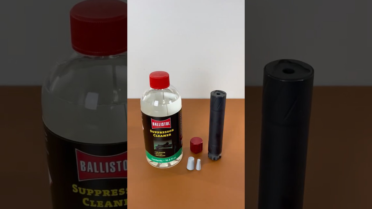 Cleaning A Banish 22 Suppressor With Ballistol Suppressor Cleaner