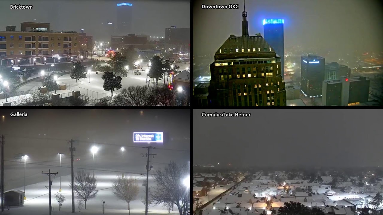 Snowcam in Oklahoma City