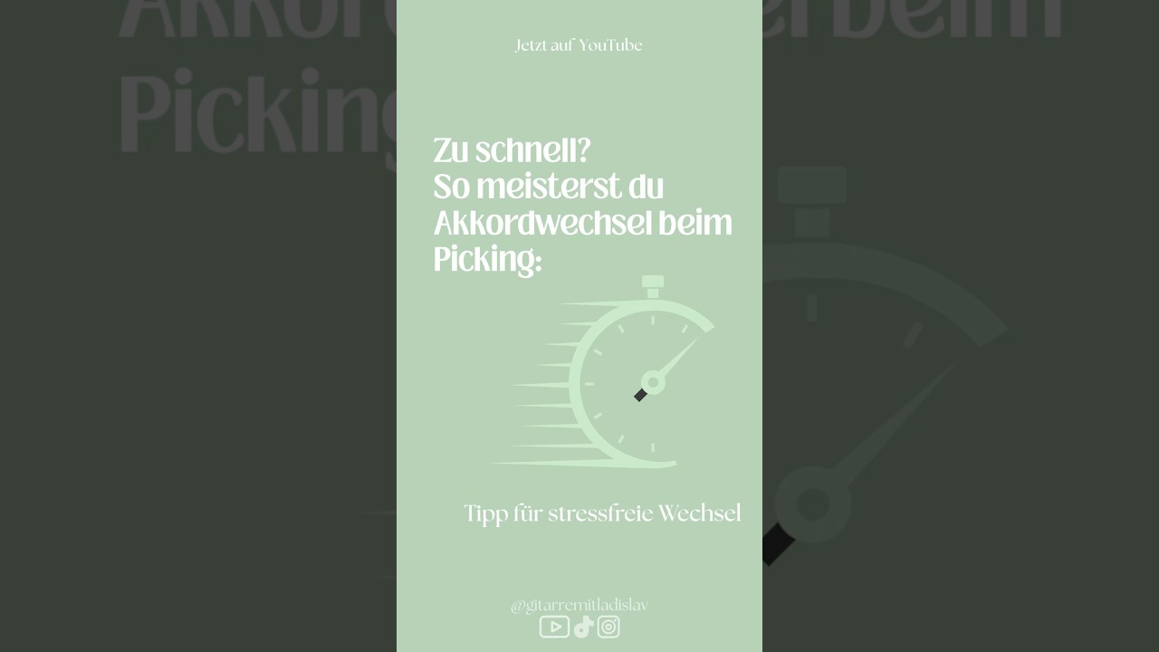Akkorde wechseln, ohne das Zupfen zu verlieren #gitarrentipps #akkordwechsel #anf&auml;ngergitarre