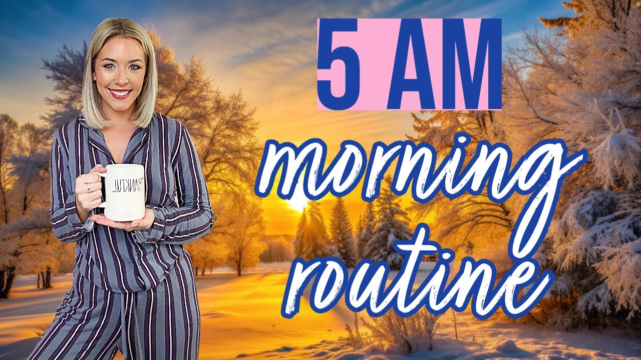 2025 5 AM MORNING ROUTINE! MOTIVATIONAL ROUTINE FOR MOMS! @Brianna K
