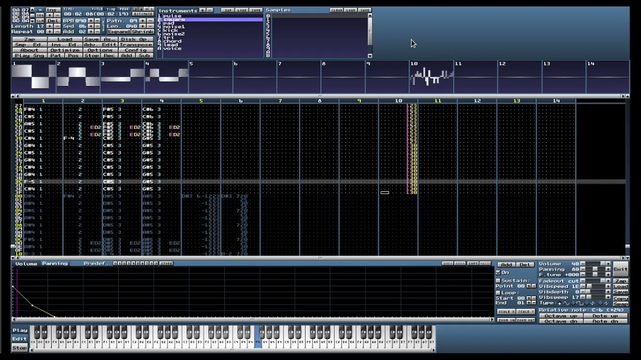 Alan Walker - Fade(d) | Chiptune remix | MilkyTracker