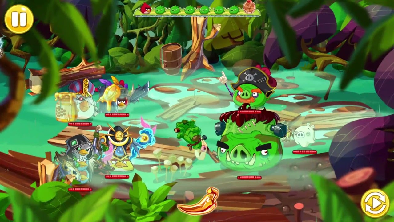 Angry Birds Epic RPG in 2025 | Combo Lost Helmet + Scarecrow Skulkers (P3)