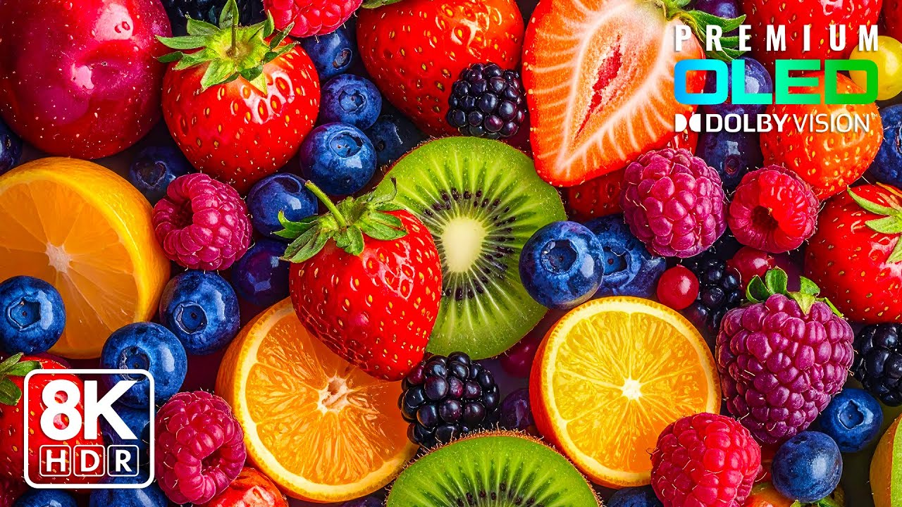 Sweet Juicy Fruit Selection in 8K ULTRA HD 60fps | HDR Dolby Vision™