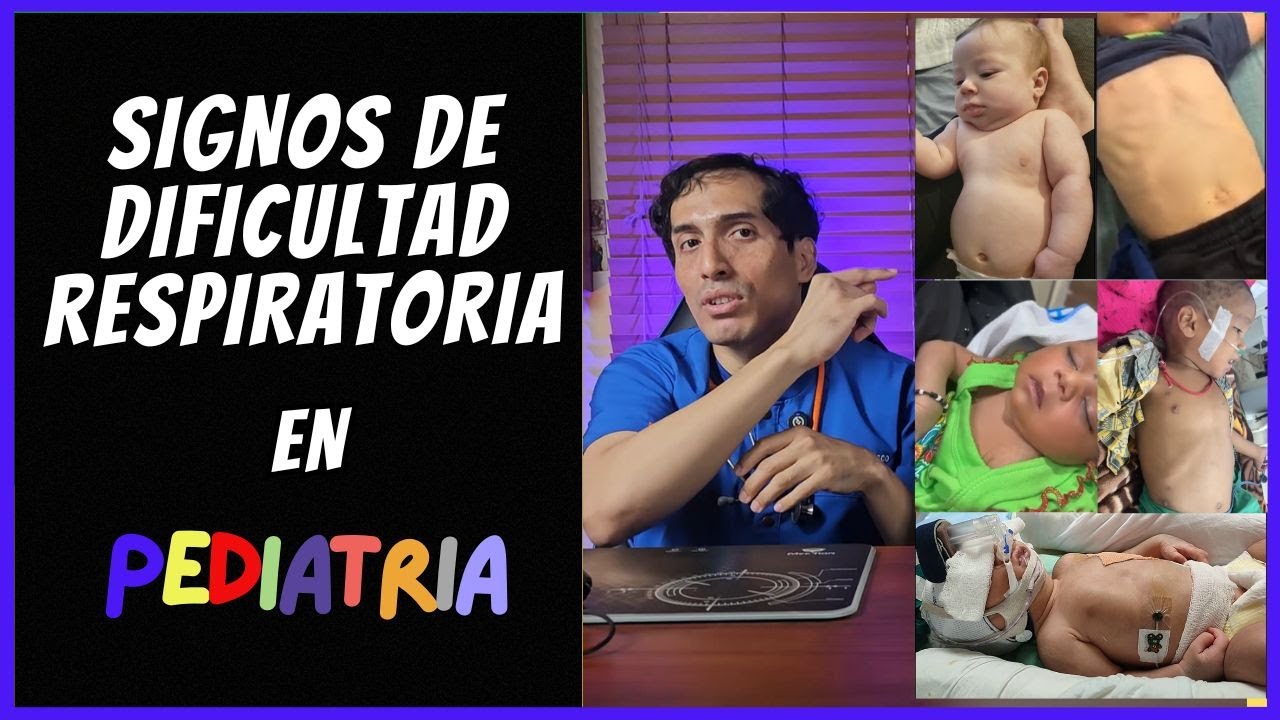 Dificultad respiratoria 🚑 en Pediatría 👶: Conoce todos los signos 🔺
