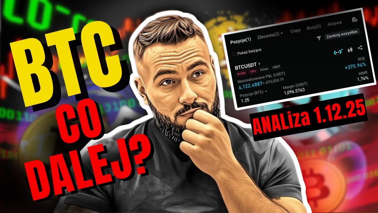 🔥️️️️️️ BTC - Co dalej? ANALiza w 5 minut! 1.12.25