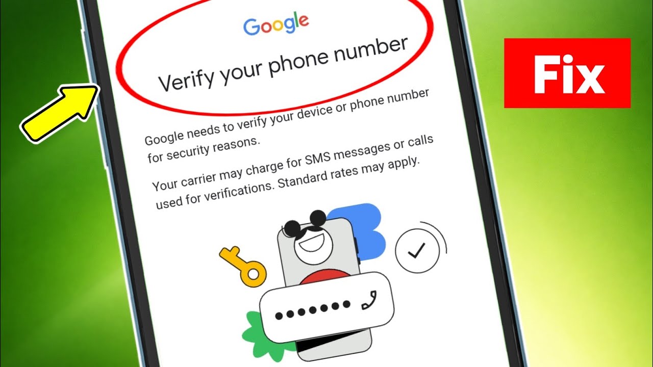 Fix Google Account | Verify your phone number Problem Solved