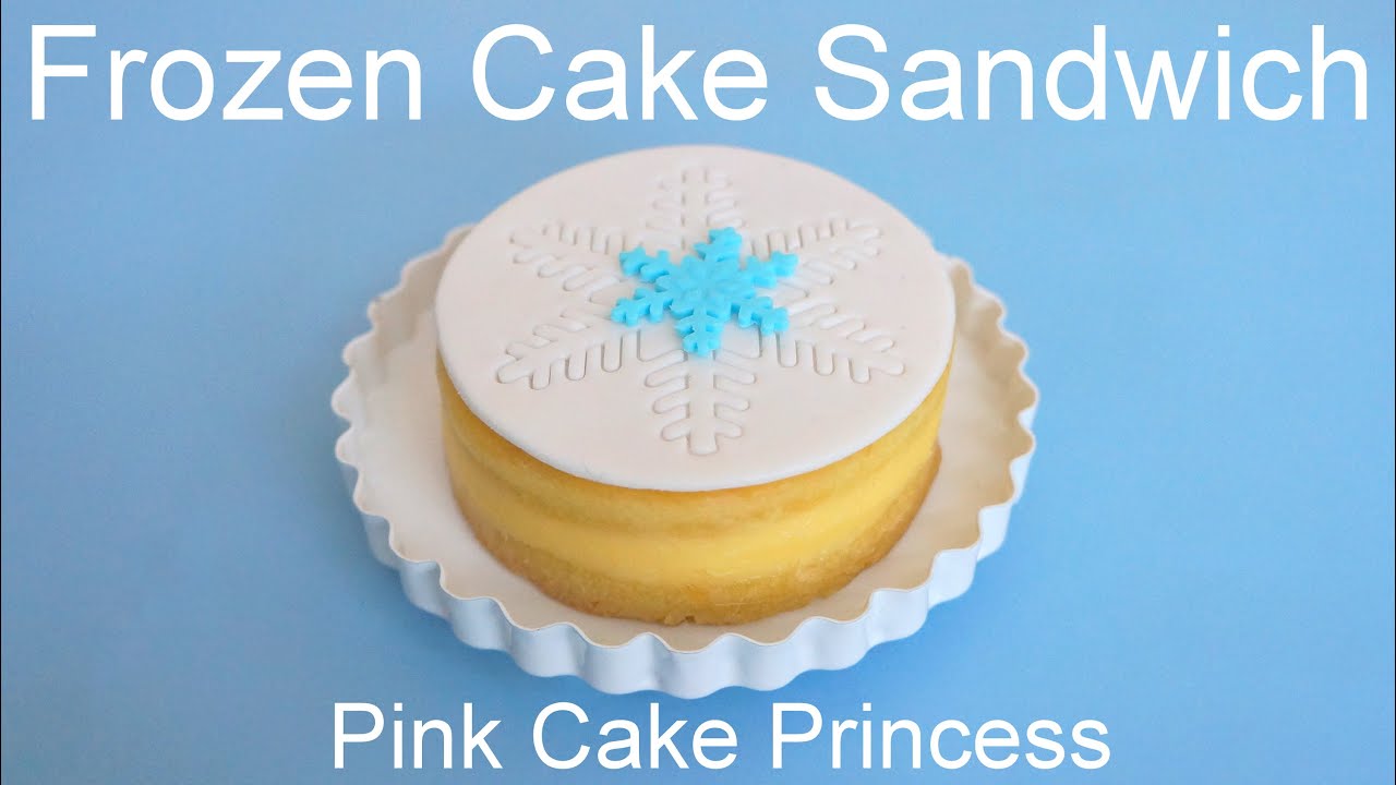 Frozen Cake Sandwiches - White Chocolate Cake Recipe how to by Pink Cake Princess