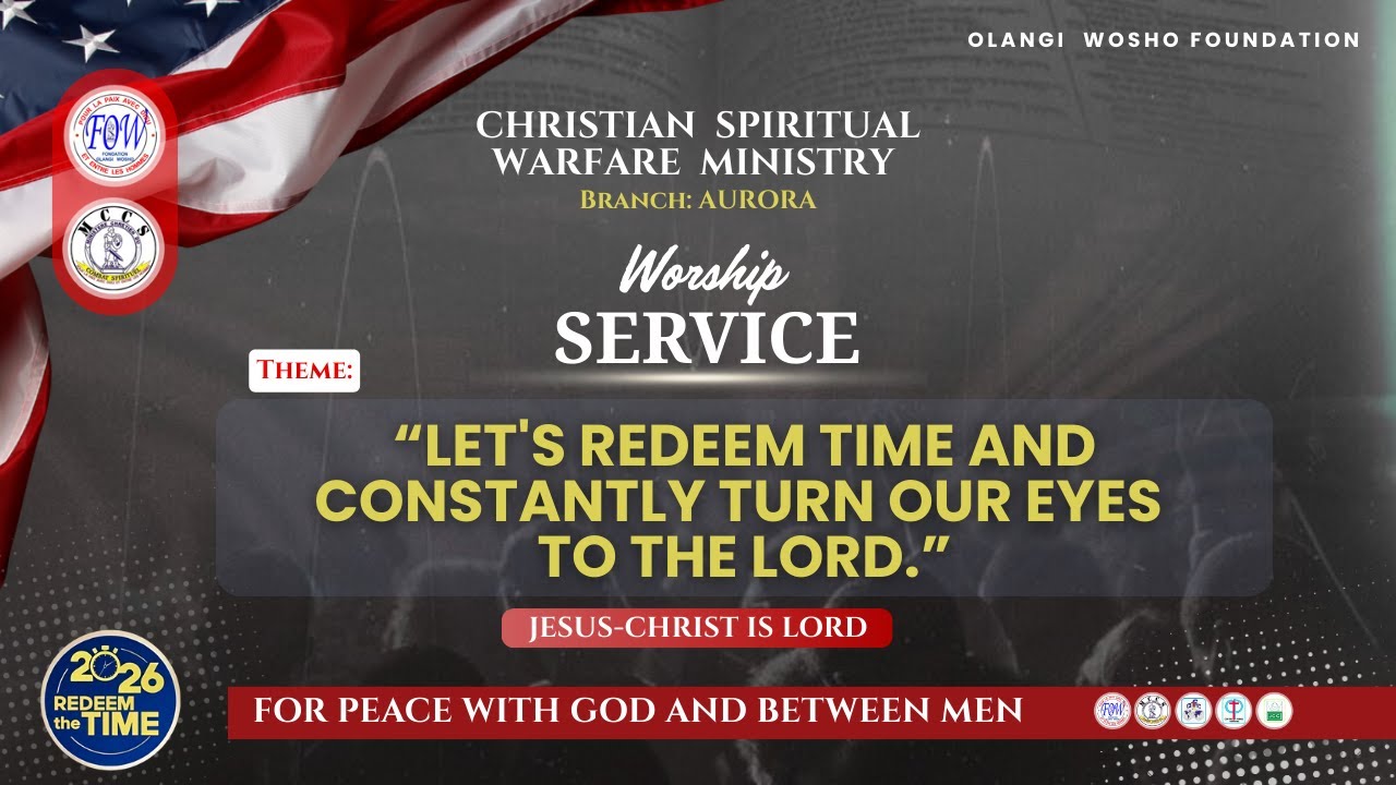 WORSHIP SERVICE // 01/25/2026