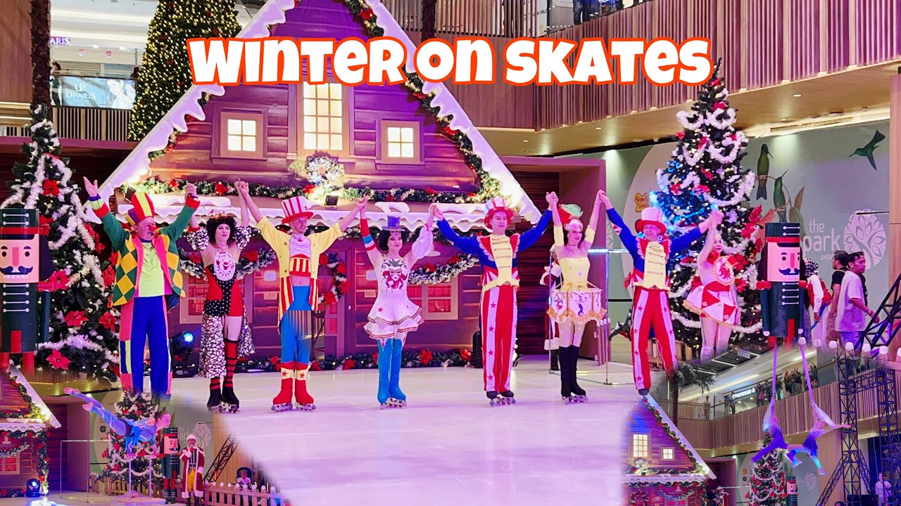 WINTER ON SKATES THE PARK PEJATEN SHOW FROM RUSSIA | ACROSKATE, DANCE, JUGGLING