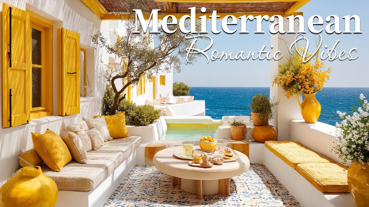Chill Mediterranean Music & Italian Vibes 🎶🌊 Relaxing Italian Coastal Music & Dreamy Coastal Views
