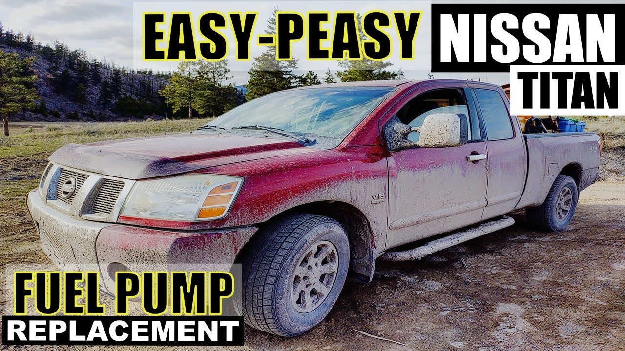 NISSAN TITAN FUEL PUMP REPLACEMENT WELL EXPLAINED in DETAILS | Nissan Titan 2004-2015