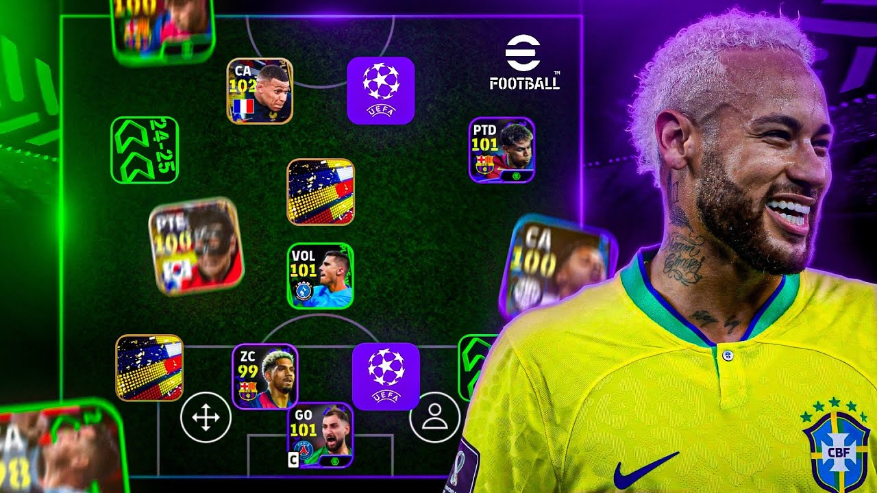 MONTEI o MELHOR Time POTW da COMUNIDADE no efootball 2025 mobile