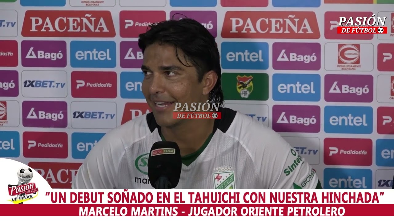 “UN DEBUT SOÑADO EN EL TAHUICHI CON NUESTRA HINCHADA”-MARCELO MARTINS - JUGADOR ORIENTE PETROLERO