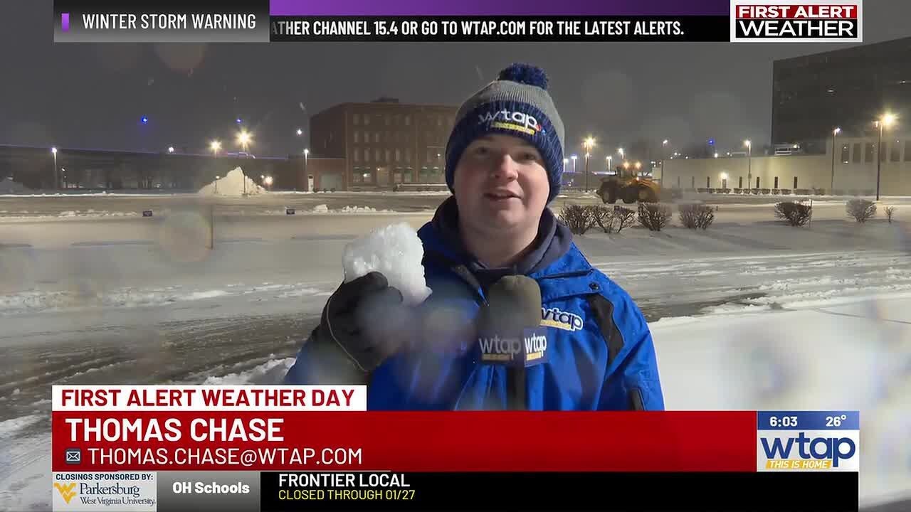 Parkersburg Snowstorm Conditions 1/25/26 6pm
