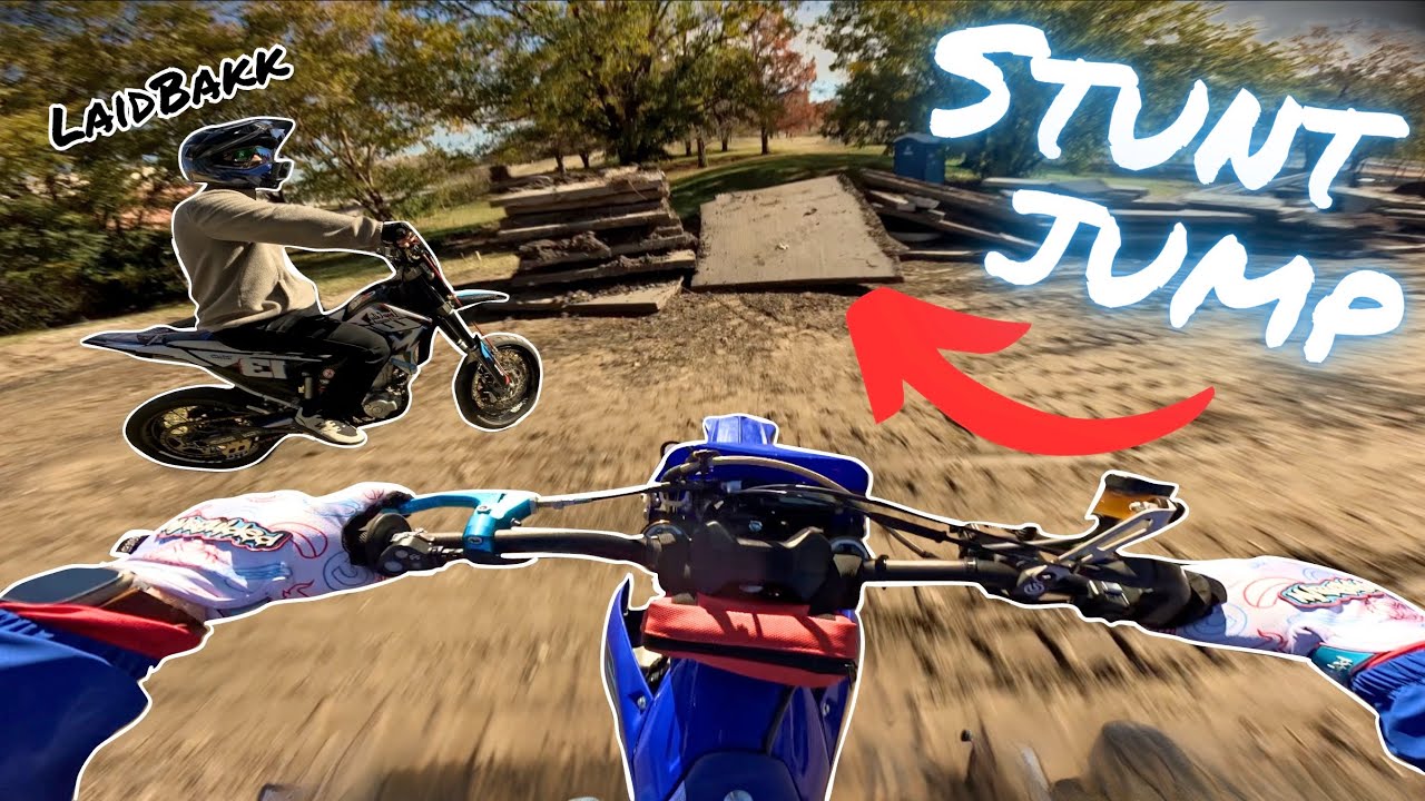 Two guys on Supermotos that can’t behave themselves