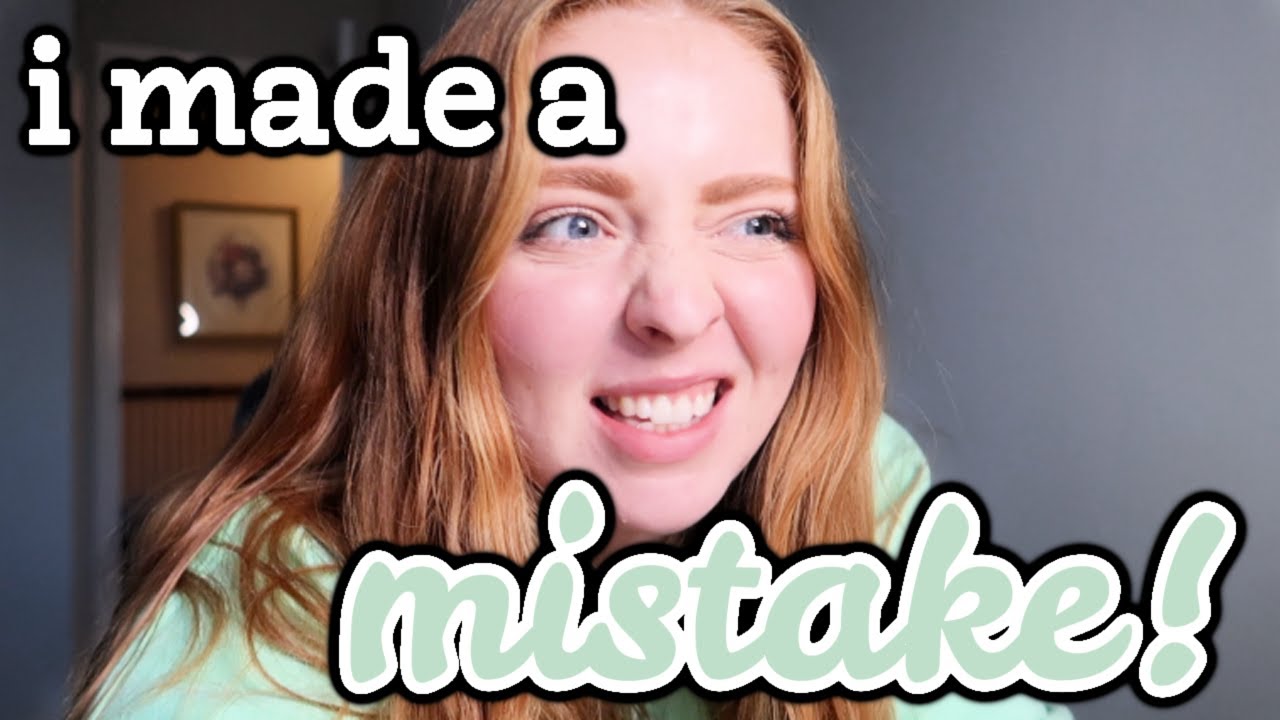 I MADE A MISTAKE! | Daily Vlog | Sarah Hasselberger