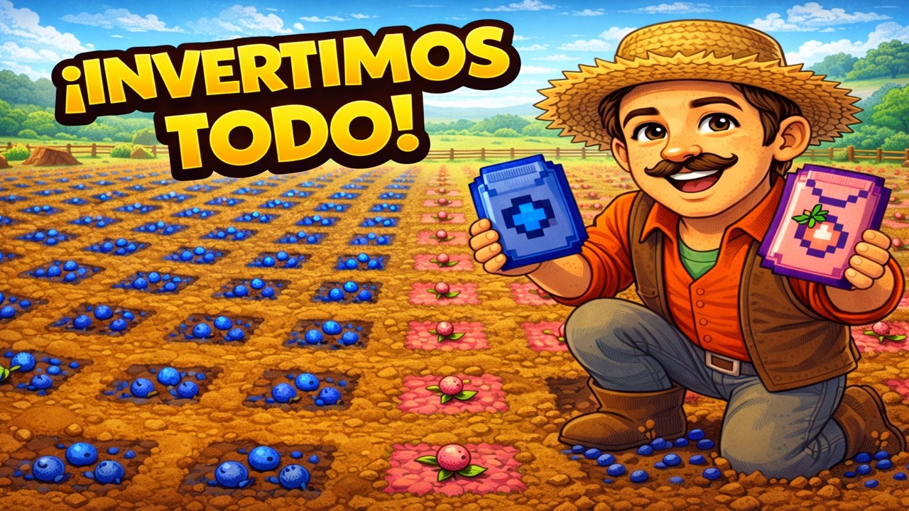 ¡INVERTIMOS TODO nuestro 🪙 ORO en SEMILLAS de VERANO en 🌞 STARDEW VALLEY! 🌾🍉🫐| Granja Eisier - Ep 9