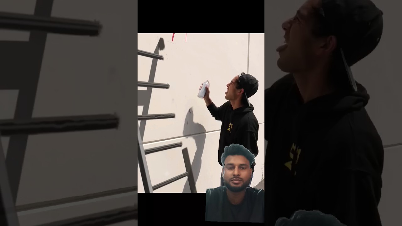 Zach King Prank someone #prank #graffiti #art #zachking #reaction #hangerbanger #magician #funny