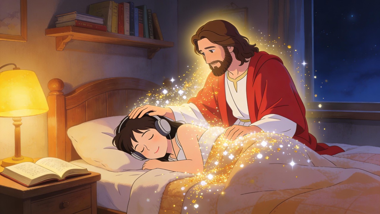 Peace in Christ | 8 Hours of Healing Sleep Music (No Ads) 🌙✨