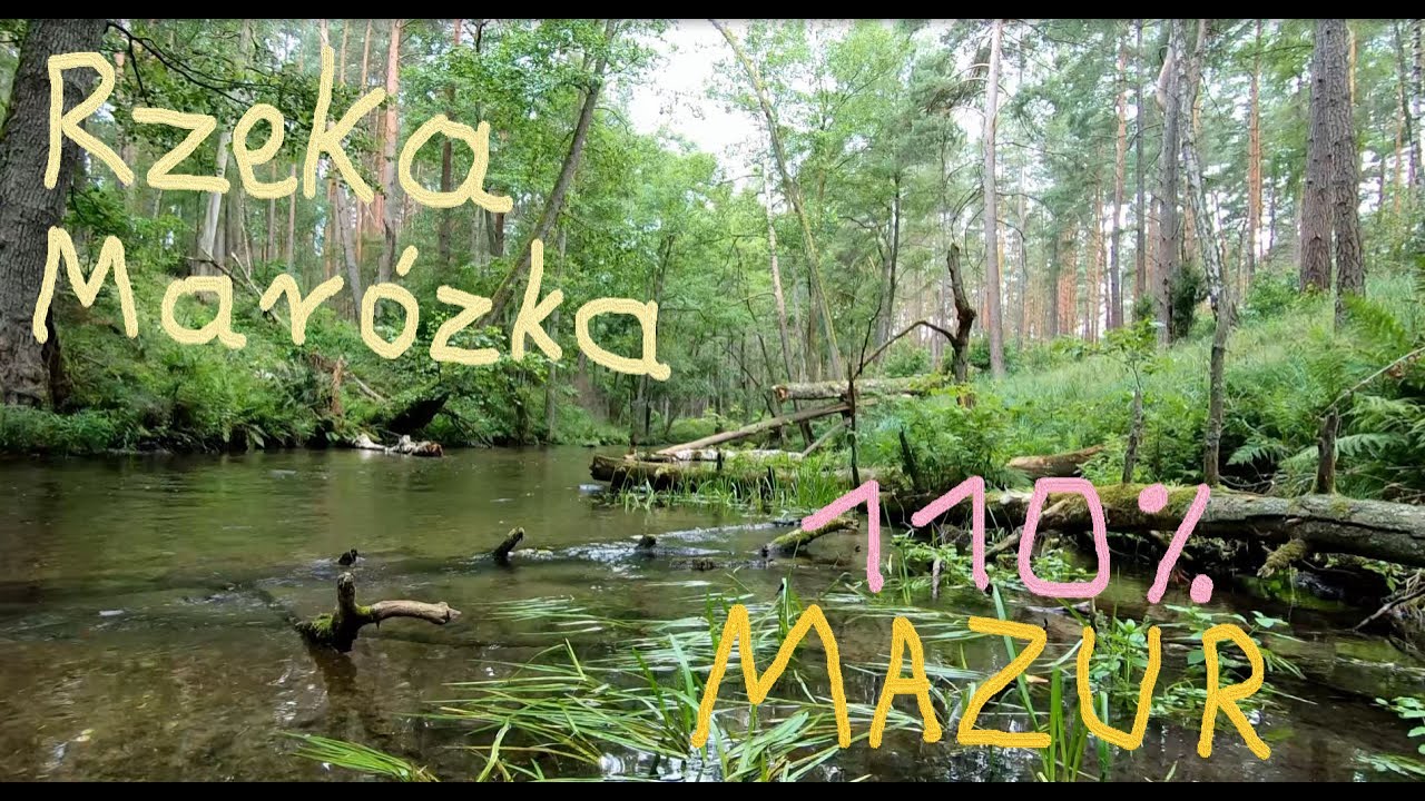 Leniwy spływ szlakiem rzeki Marózki - 110% dzikich Mazur