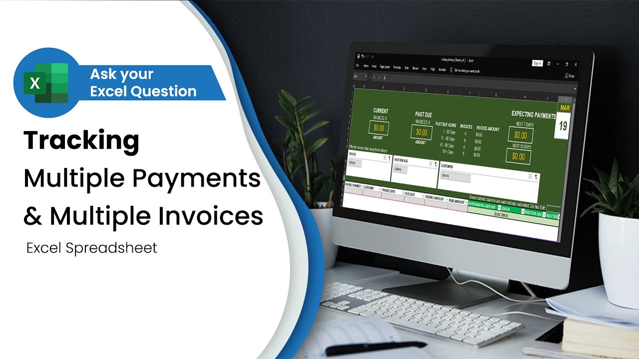 Tracking Multiple Payments & Multiple Invoices in Excel