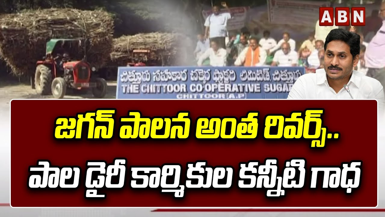 ABN 360 : జగన్ పాలన అంత రివర్స్.. పాల డైరీ కార్మికుల కన్నీటి గాధ | Milk dairy Employees | ABN Telugu
