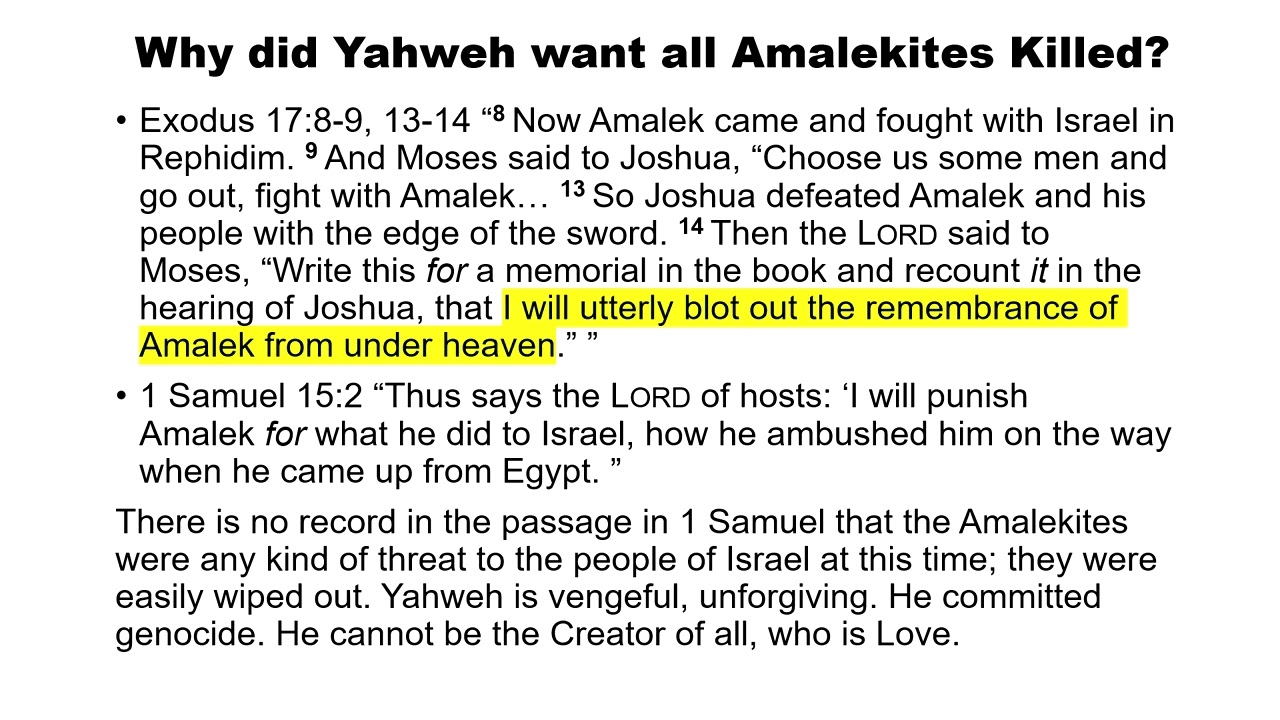 CatWithQuestions Episode 24: Yahweh is not God!